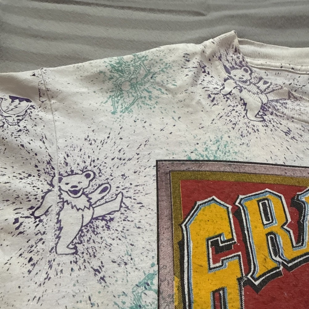 Vintage 1991 Grateful Dead Without A Net Operation Dead Tour shirt Size XL 23x26 - Picture 6 of 16